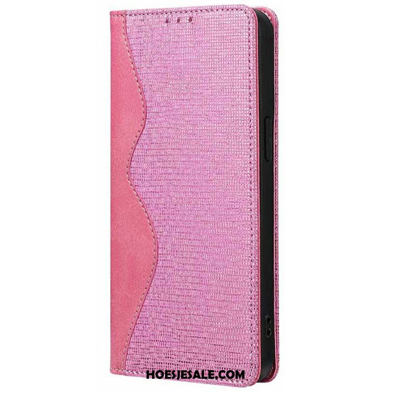 Folio-hoesje Xiaomi Redmi Note 14 5g Golvend Ontwerp Met Rfid-bescherming