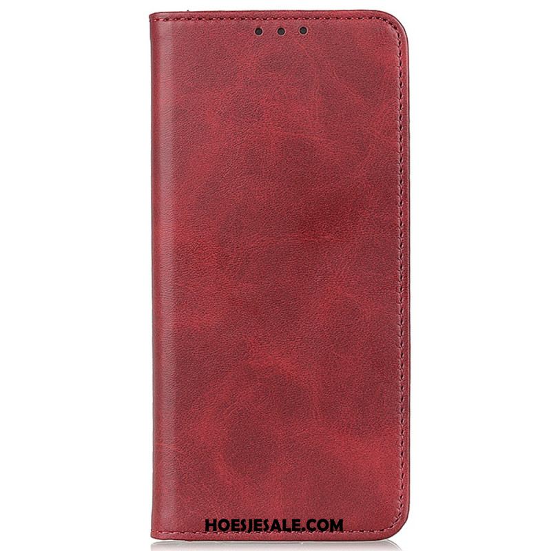 Folio-hoesje Xiaomi Redmi Note 14 5g Leer Met Structuur