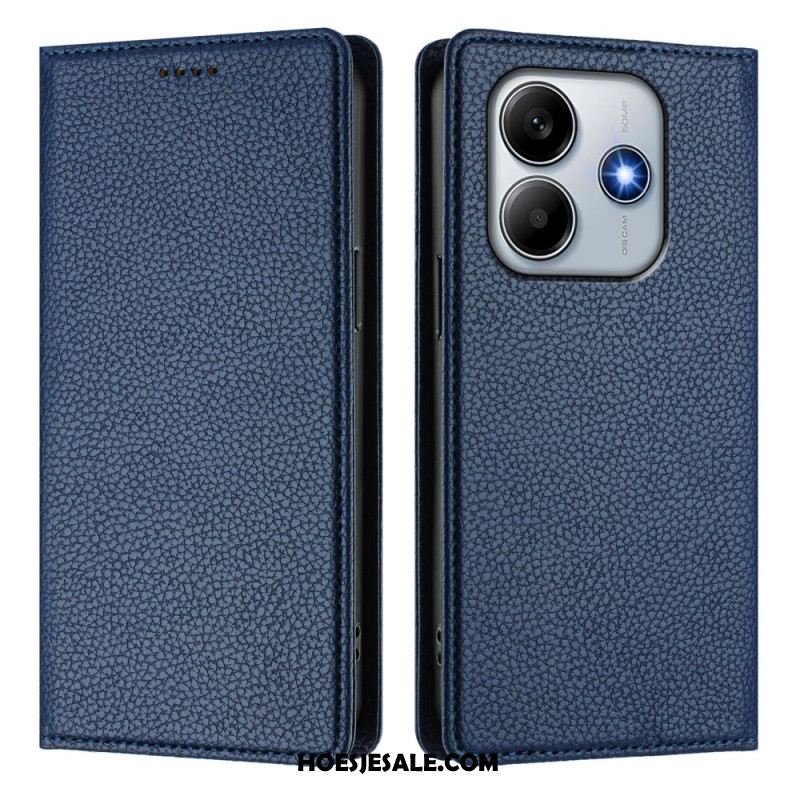 Folio-hoesje Xiaomi Redmi Note 14 5g Rfid-blokkering Met Leerlook Bescherming Hoesje