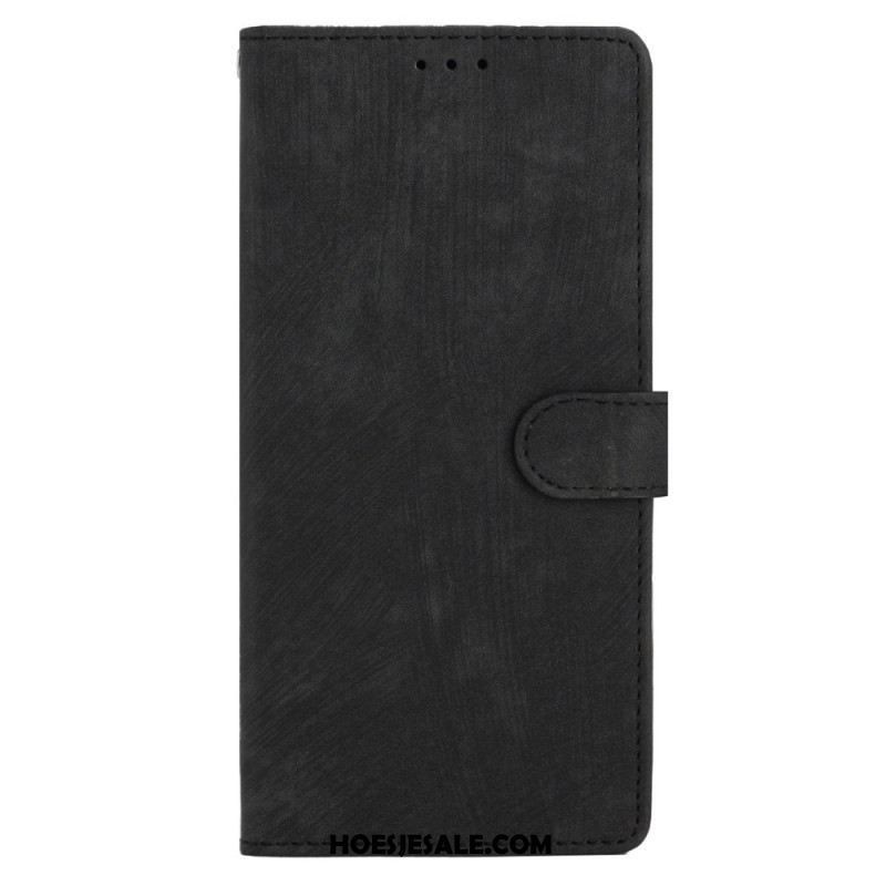Folio-hoesje Xiaomi Redmi Note 14 5g Suède-look Met Bandje