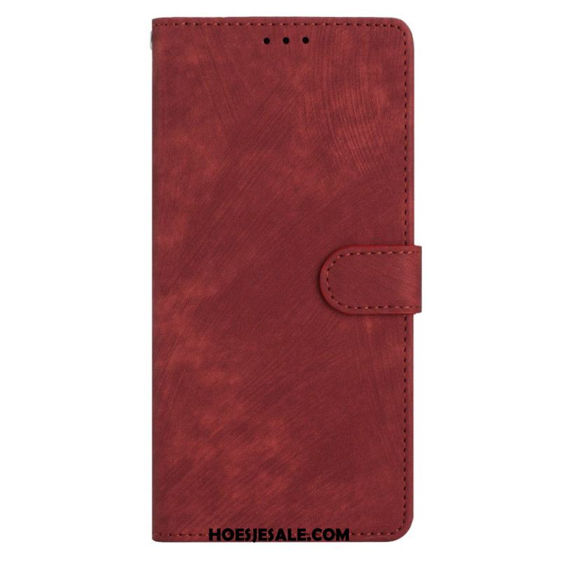 Folio-hoesje Xiaomi Redmi Note 14 5g Suède-look Met Bandje