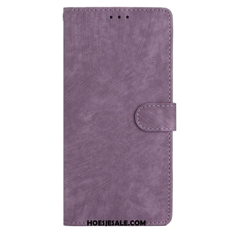 Folio-hoesje Xiaomi Redmi Note 14 5g Suède-look Met Bandje