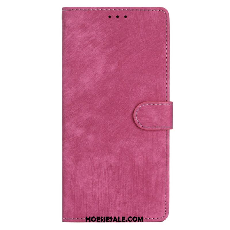 Folio-hoesje Xiaomi Redmi Note 14 5g Suède-look Met Bandje