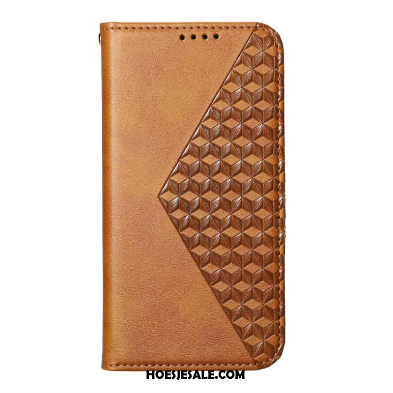 Folio-hoesje Xiaomi Redmi Note 14 5g Telefoonhoesje Diamantdesign