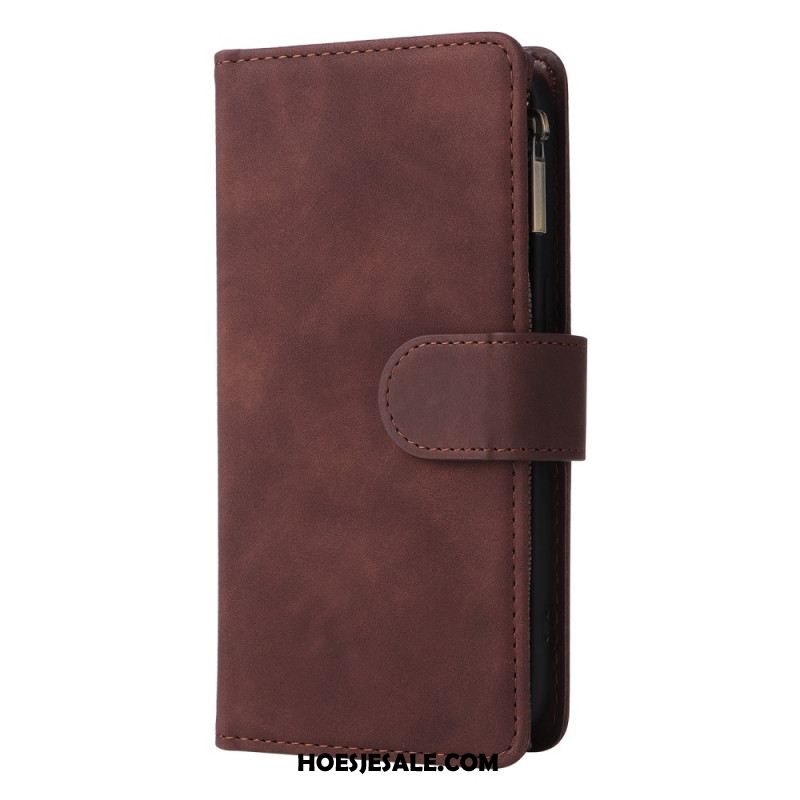 Folio-hoesje Xiaomi Redmi Note 14 5g Telefoonhoesje Portemonnee Met Volledige Lederlook