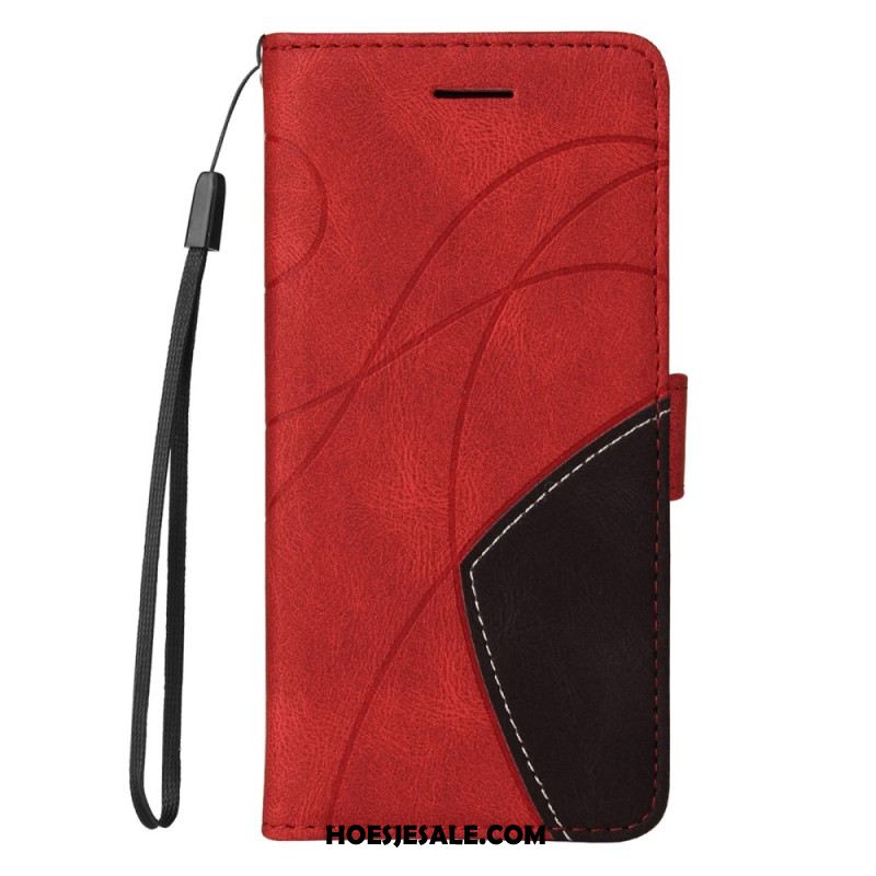 Folio-hoesje Xiaomi Redmi Note 14 5g Tweekleurig Grafisch