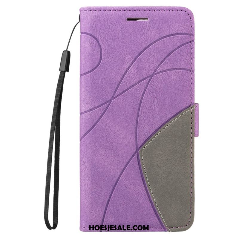 Folio-hoesje Xiaomi Redmi Note 14 5g Tweekleurig Grafisch