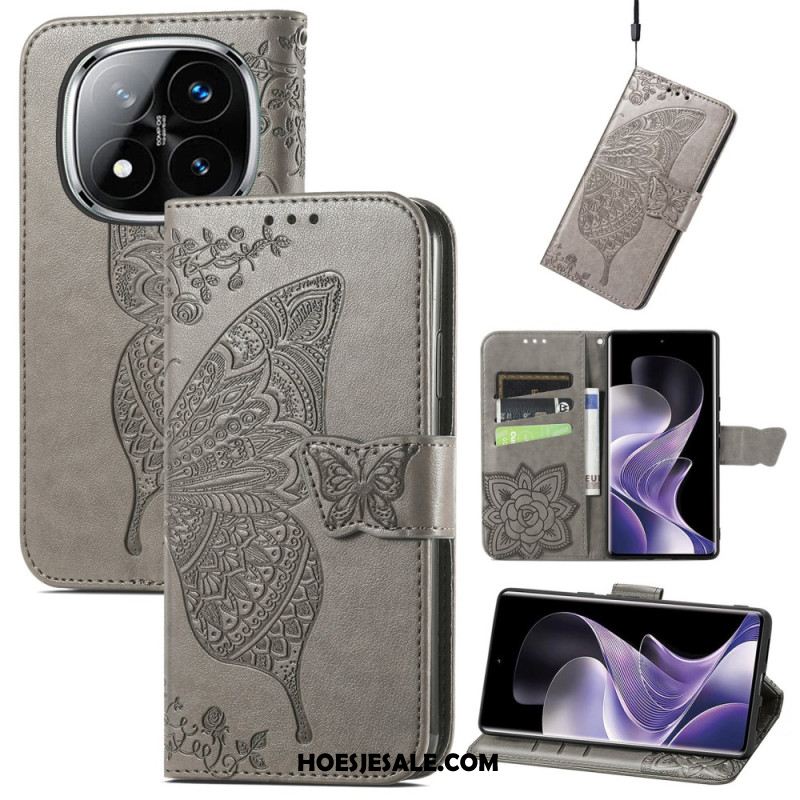 Folio-hoesje Xiaomi Redmi Note 14 Pro 4g Barokke Vlinder