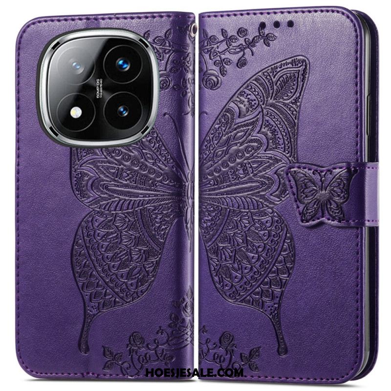 Folio-hoesje Xiaomi Redmi Note 14 Pro 4g Barokke Vlinder