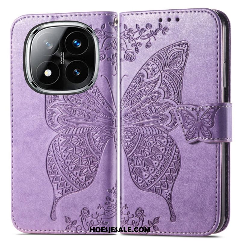 Folio-hoesje Xiaomi Redmi Note 14 Pro 4g Barokke Vlinder