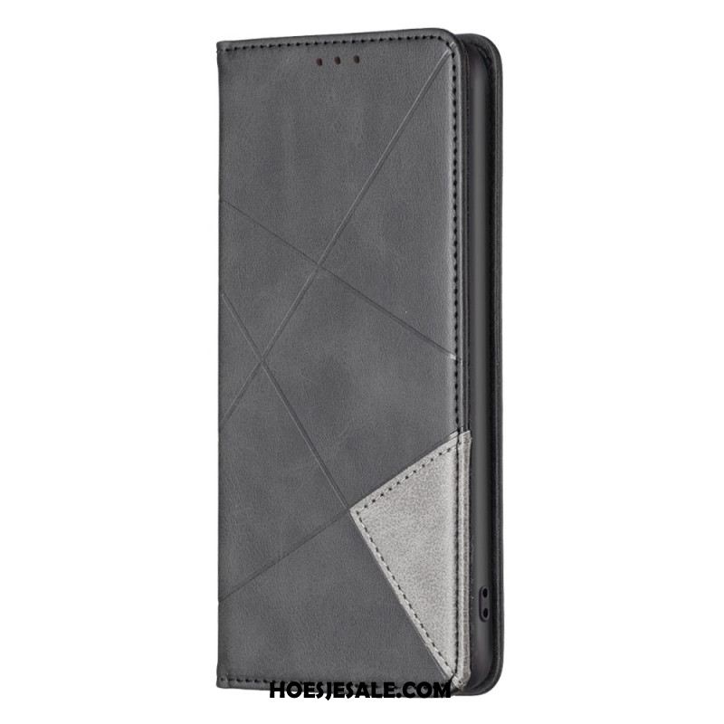 Folio-hoesje Xiaomi Redmi Note 14 Pro 5g Geometrisch Bescherming Hoesje