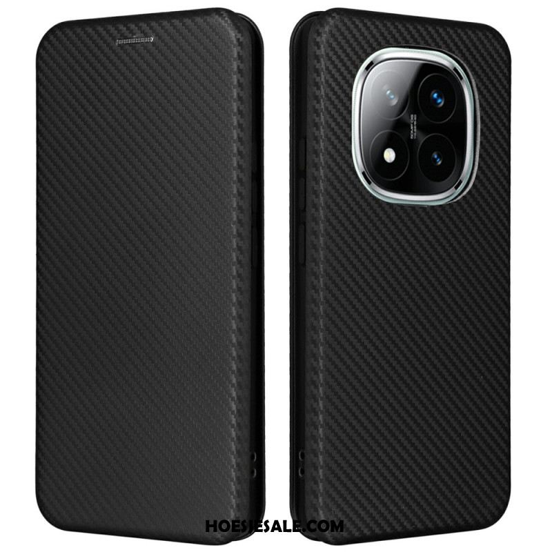 Folio-hoesje Xiaomi Redmi Note 14 Pro 5g Koolstofvezel