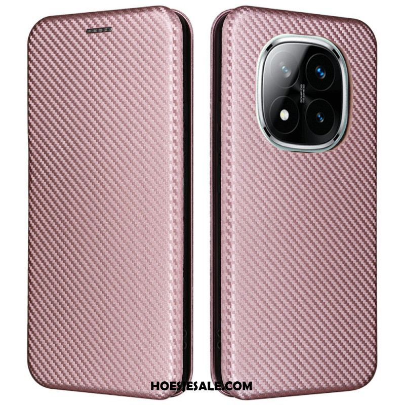 Folio-hoesje Xiaomi Redmi Note 14 Pro 5g Koolstofvezel