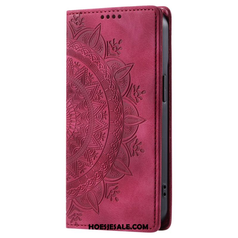 Folio-hoesje Xiaomi Redmi Note 14 Pro 5g Mandala Suède-effect