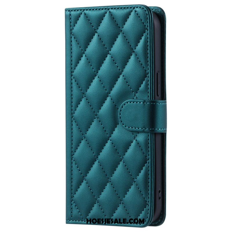 Folio-hoesje Xiaomi Redmi Note 14 Pro 5g Telefoonhoesje Gewatteerde Elegantie