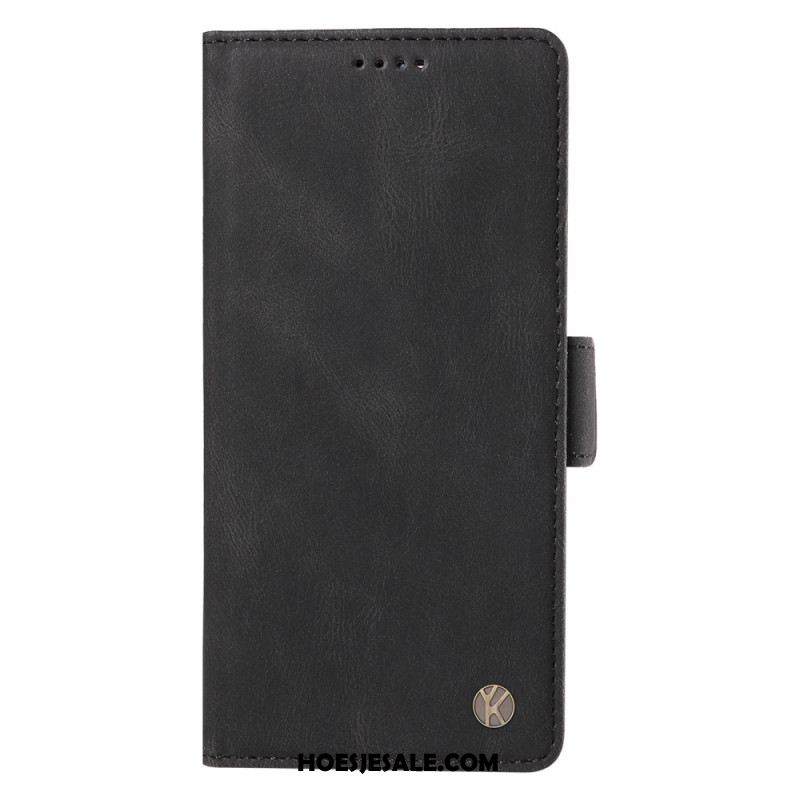 Folio-hoesje Xiaomi Redmi Note 14 Pro 5g Telefoonhoesje Ykatu Suède-effect