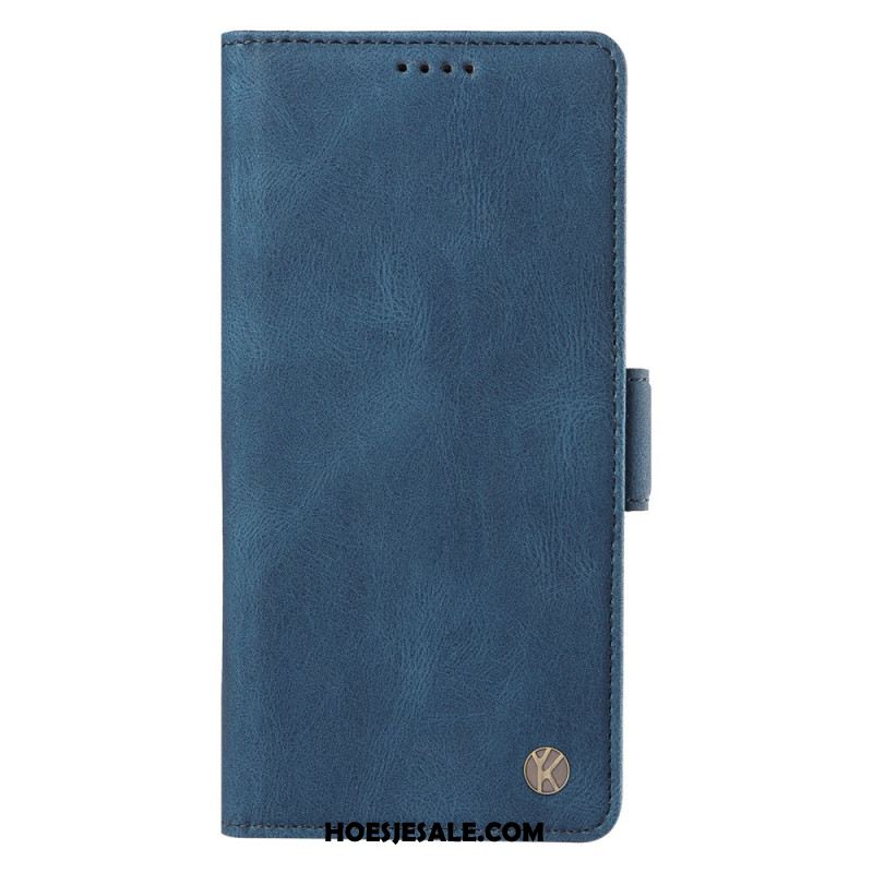 Folio-hoesje Xiaomi Redmi Note 14 Pro 5g Telefoonhoesje Ykatu Suède-effect