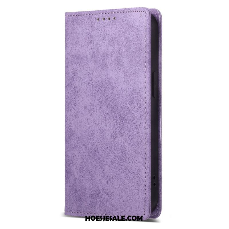 Folio-hoesje Xiaomi Redmi Note 14 Pro 5g Vintage Leer-effect Bescherming Hoesje