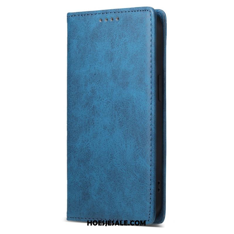 Folio-hoesje Xiaomi Redmi Note 14 Pro 5g Vintage Leer-effect Bescherming Hoesje