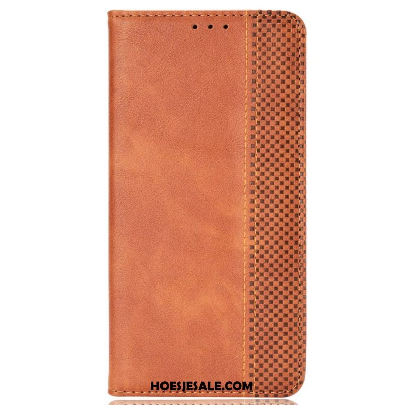 Folio-hoesje Xiaomi Redmi Note 14 Pro 5g Vintage Rand Bescherming Hoesje