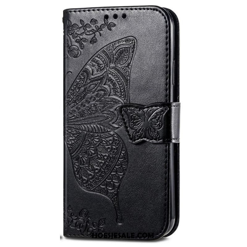 Folio-hoesje Xiaomi Redmi Note 14 Pro Plus 5g Barok Vlinder