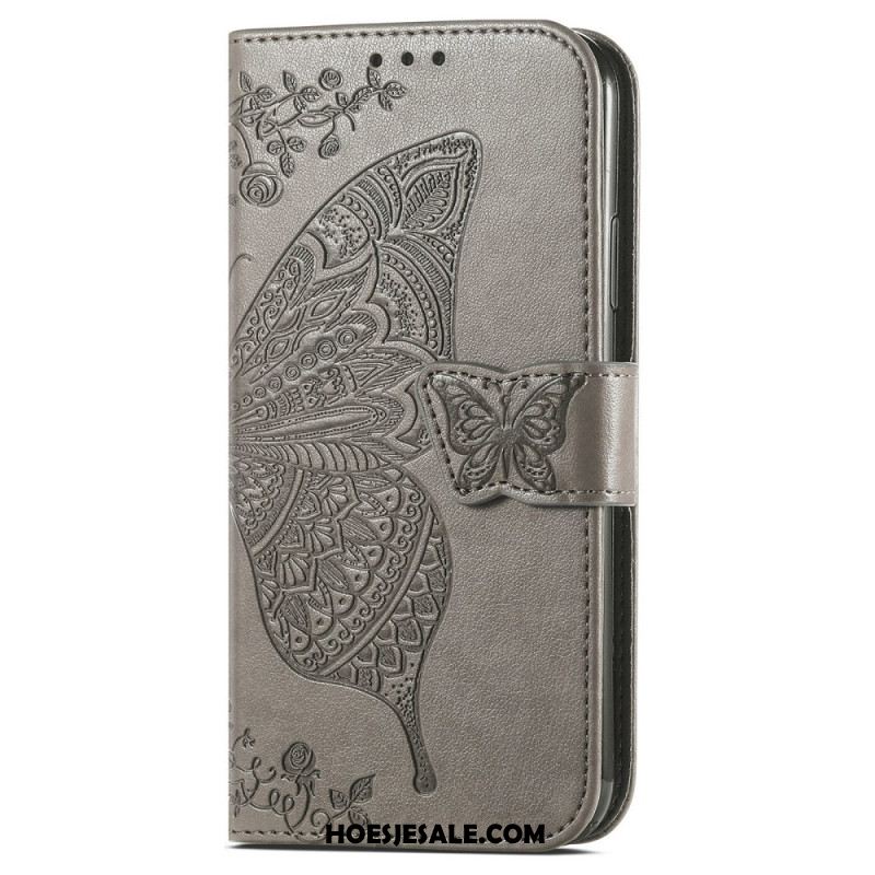 Folio-hoesje Xiaomi Redmi Note 14 Pro Plus 5g Barok Vlinder