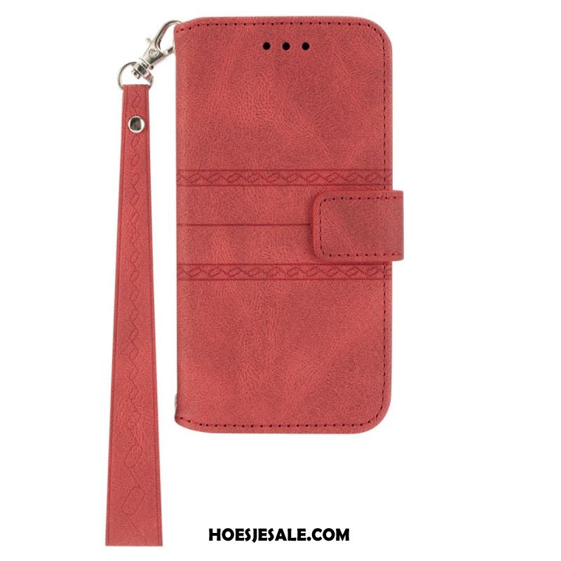 Folio-hoesje Xiaomi Redmi Note 14 Pro Plus 5g Telefoonhoesje Fries En Bandje