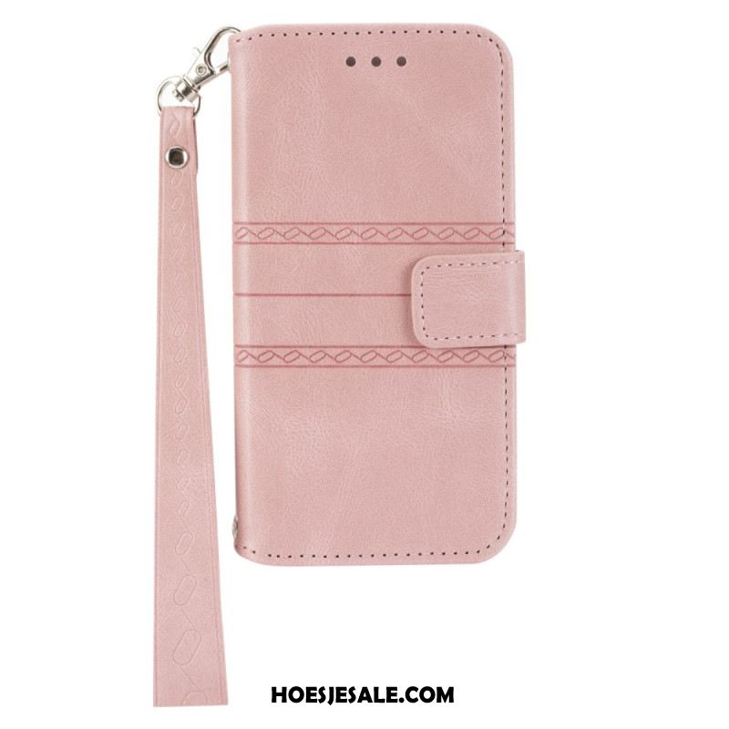 Folio-hoesje Xiaomi Redmi Note 14 Pro Plus 5g Telefoonhoesje Fries En Bandje