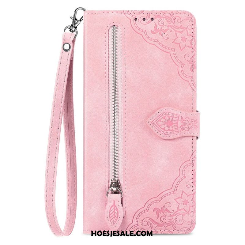 Folio-hoesje Xiaomi Redmi Note 14 Pro Plus 5g Telefoonhoesje Kant Met Ritsvak