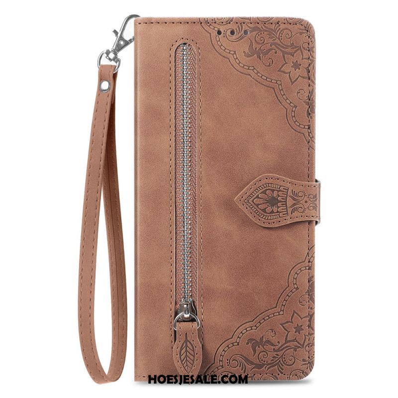 Folio-hoesje Xiaomi Redmi Note 14 Pro Plus 5g Telefoonhoesje Kant Met Ritsvak