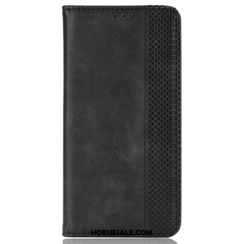 Folio-hoesje Xiaomi Redmi Note 14 Pro Plus 5g Telefoonhoesje Vintage Rand