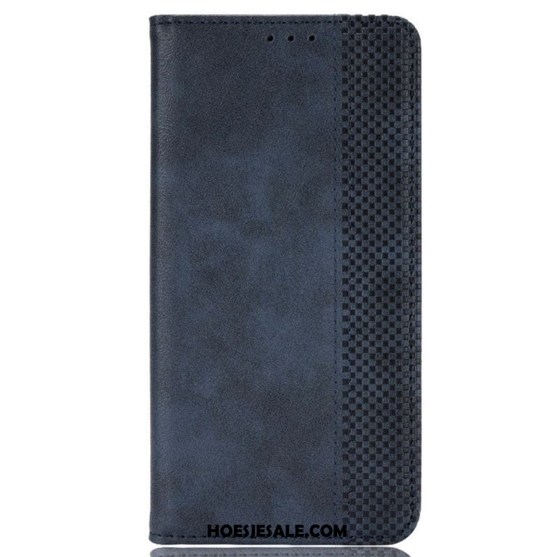 Folio-hoesje Xiaomi Redmi Note 14 Pro Plus 5g Telefoonhoesje Vintage Rand