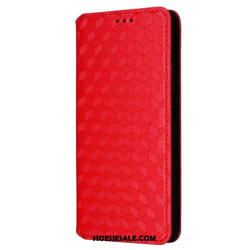 Folio-hoesje Xiaomi Redmi Note 14s Diamantpatroon Bescherming Hoesje