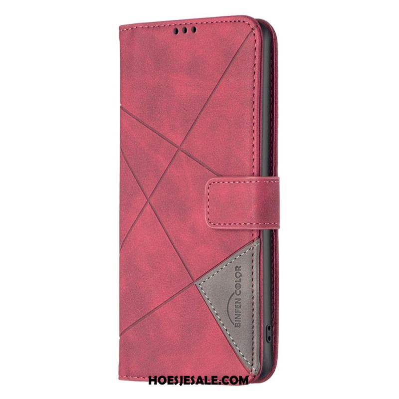 Folio-hoesje Xiaomi Redmi Note 15 5g Binfen Color Geometrisch
