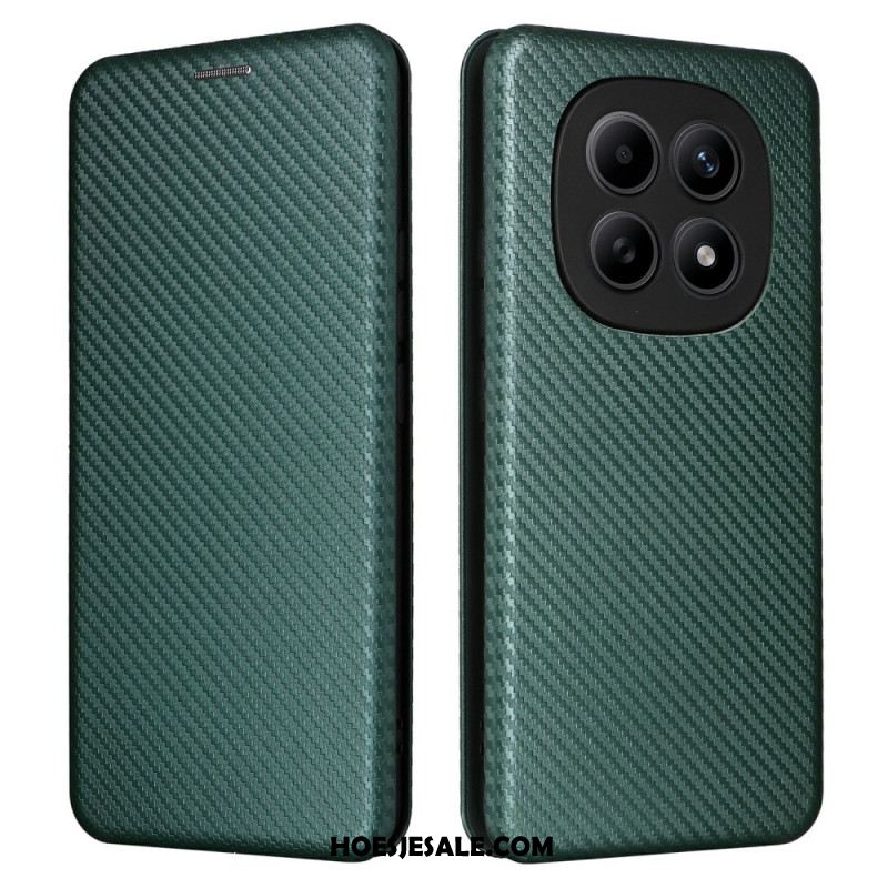 Folio-hoesje Xiaomi Redmi Note 15 5g Schokbestendige Koolstofvezeltextuur Bescherming Hoesje