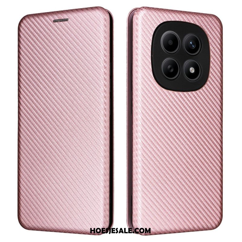 Folio-hoesje Xiaomi Redmi Note 15 5g Schokbestendige Koolstofvezeltextuur Bescherming Hoesje