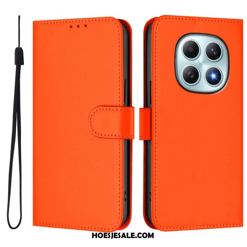 Folio-hoesje Xiaomi Redmi Note 15 5g Telefoonhoesje Effen