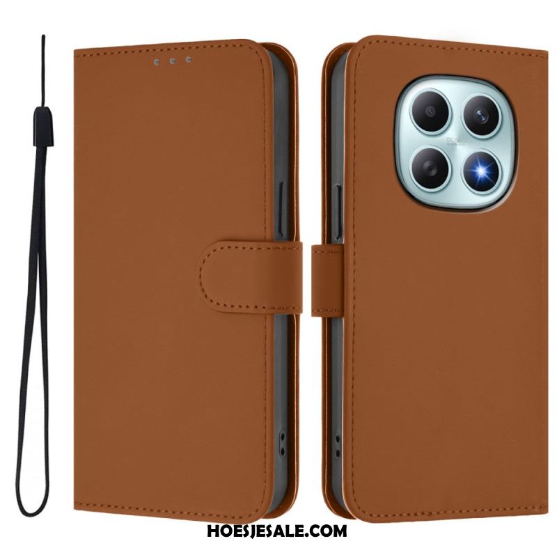 Folio-hoesje Xiaomi Redmi Note 15 5g Telefoonhoesje Effen