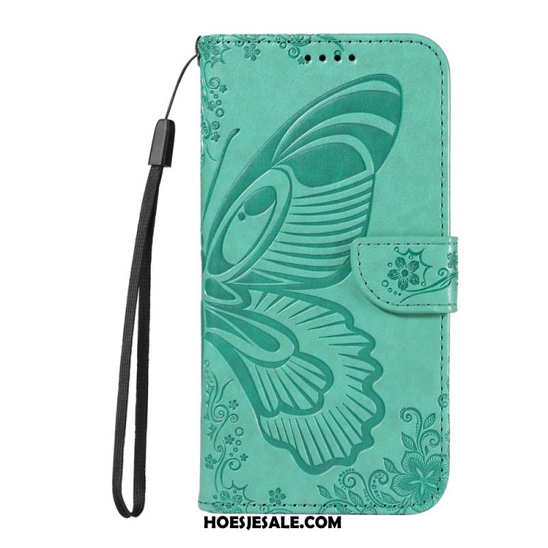 Folio-hoesje Xiaomi Redmi Note 15 5g Telefoonhoesje Grafische Vlinder