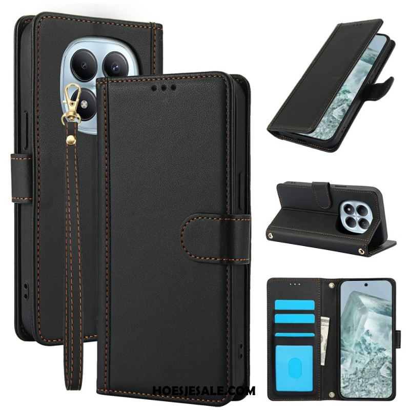 Folio-hoesje Xiaomi Redmi Note 15 5g Telefoonhoesje Standaard En Polsbandje