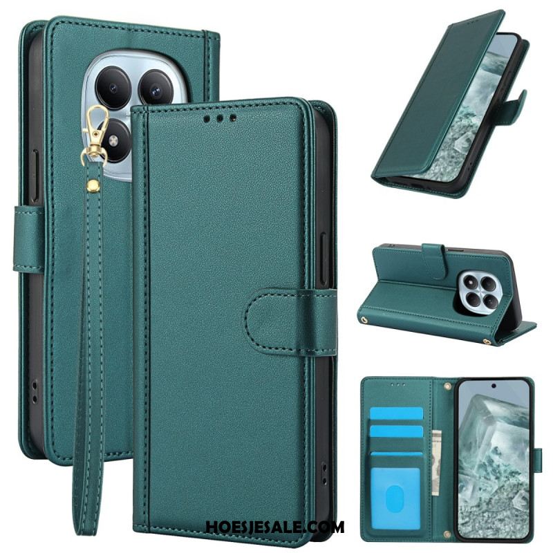 Folio-hoesje Xiaomi Redmi Note 15 5g Telefoonhoesje Standaard En Polsbandje