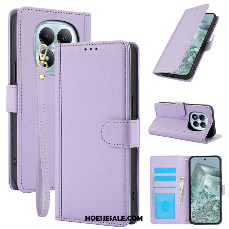 Folio-hoesje Xiaomi Redmi Note 15 5g Telefoonhoesje Standaard En Polsbandje