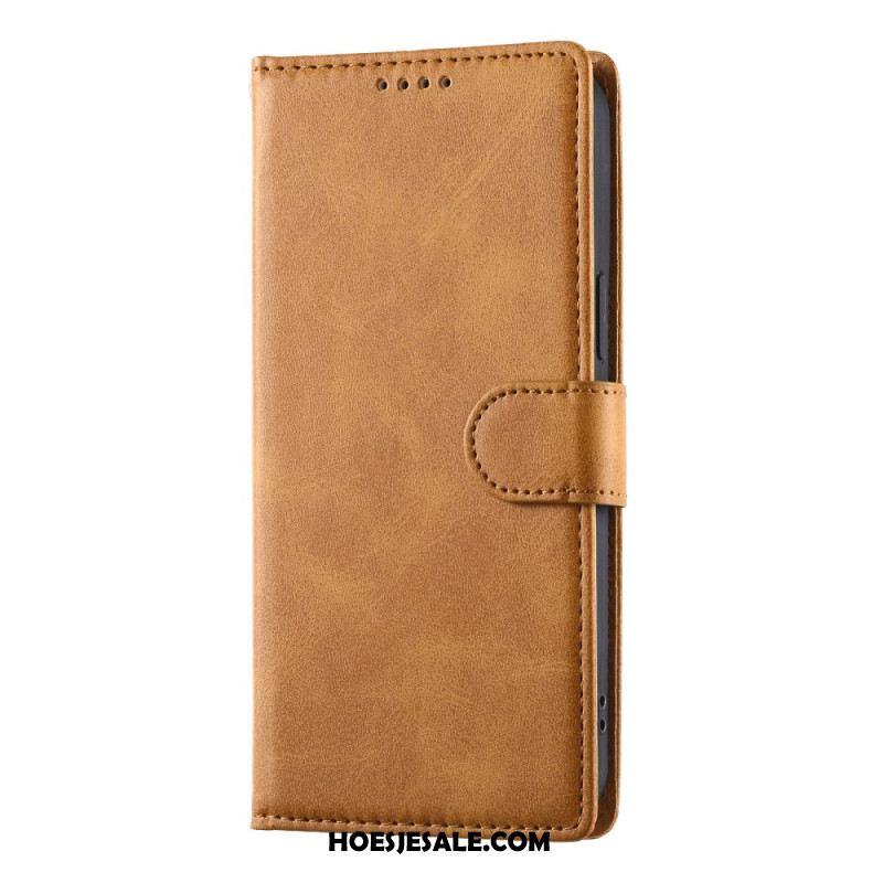 Folio-hoesje Xiaomi Redmi Note 15 Pro 5g Telefoonhoesje Leerstructuur