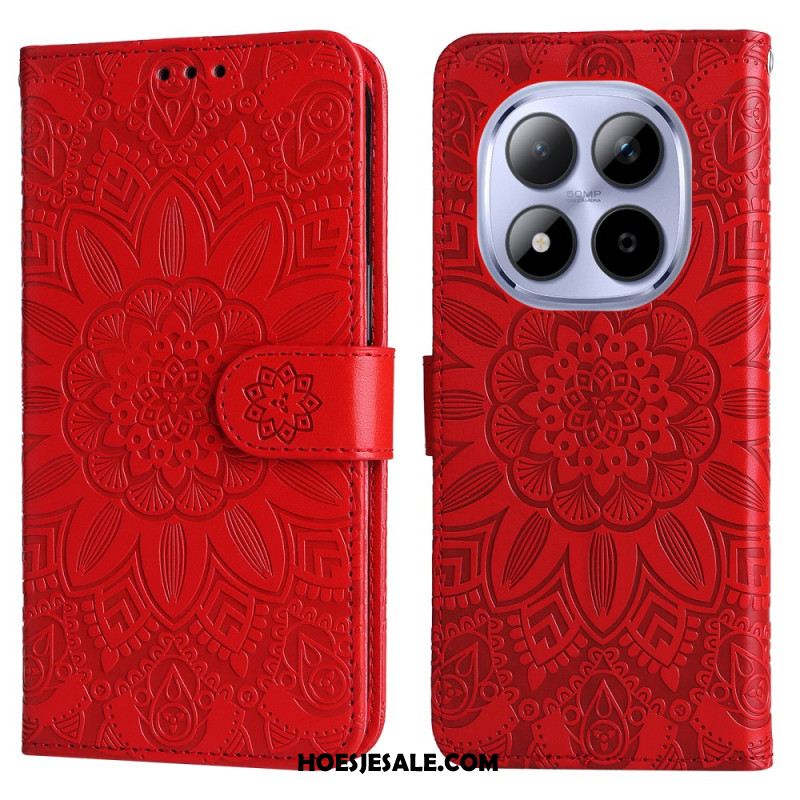 Folio-hoesje Xiaomi Redmi Note 15 Pro 5g Telefoonhoesje Zonnebloempatroon
