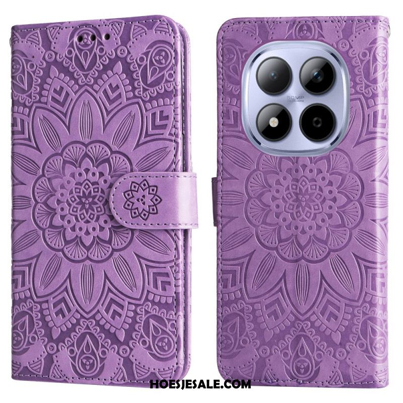 Folio-hoesje Xiaomi Redmi Note 15 Pro 5g Telefoonhoesje Zonnebloempatroon