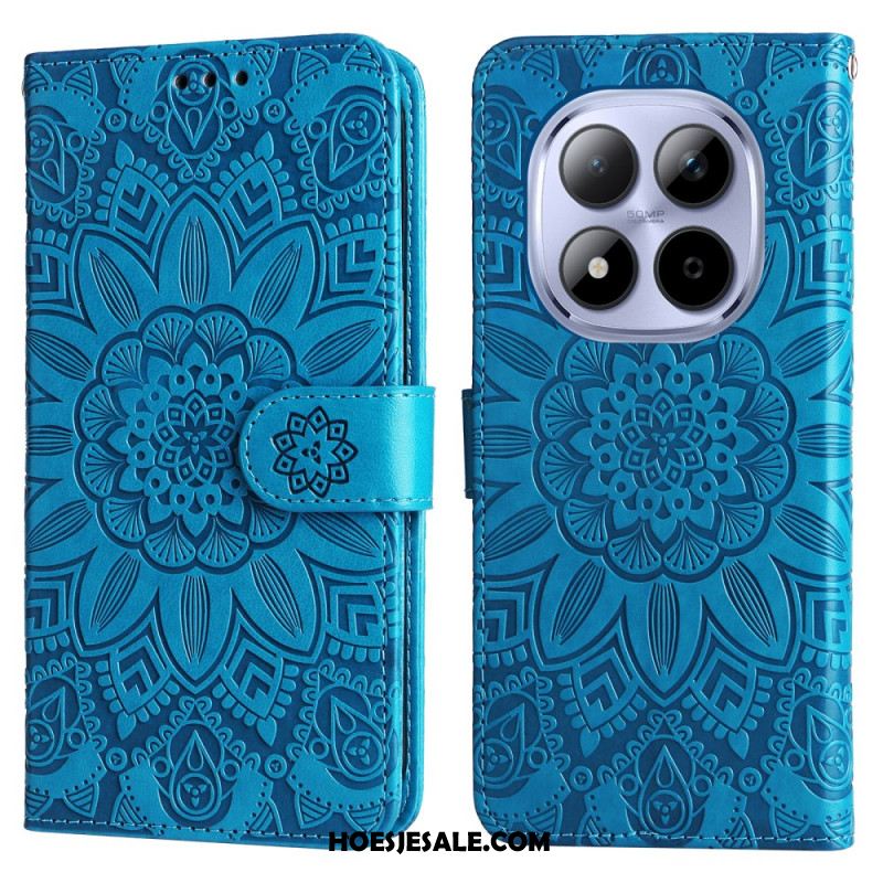 Folio-hoesje Xiaomi Redmi Note 15 Pro 5g Telefoonhoesje Zonnebloempatroon