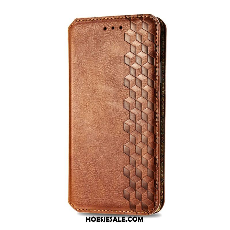 Folio-hoesje Xiaomi Redmi Note 15 Pro Plus 5g Diamantpatroon