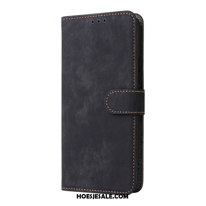 Folio-hoesje Xiaomi Redmi Note 15 Pro Plus 5g Suède-effect Met Bandje