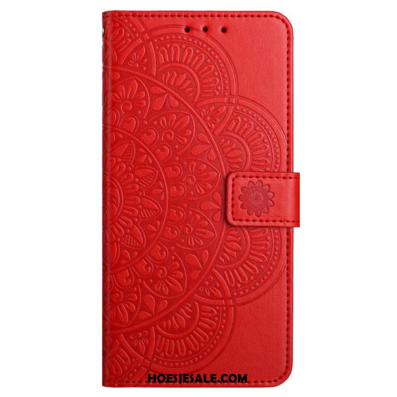Folio-hoesje iPhone 16 Plus Mandala-riempatroon
