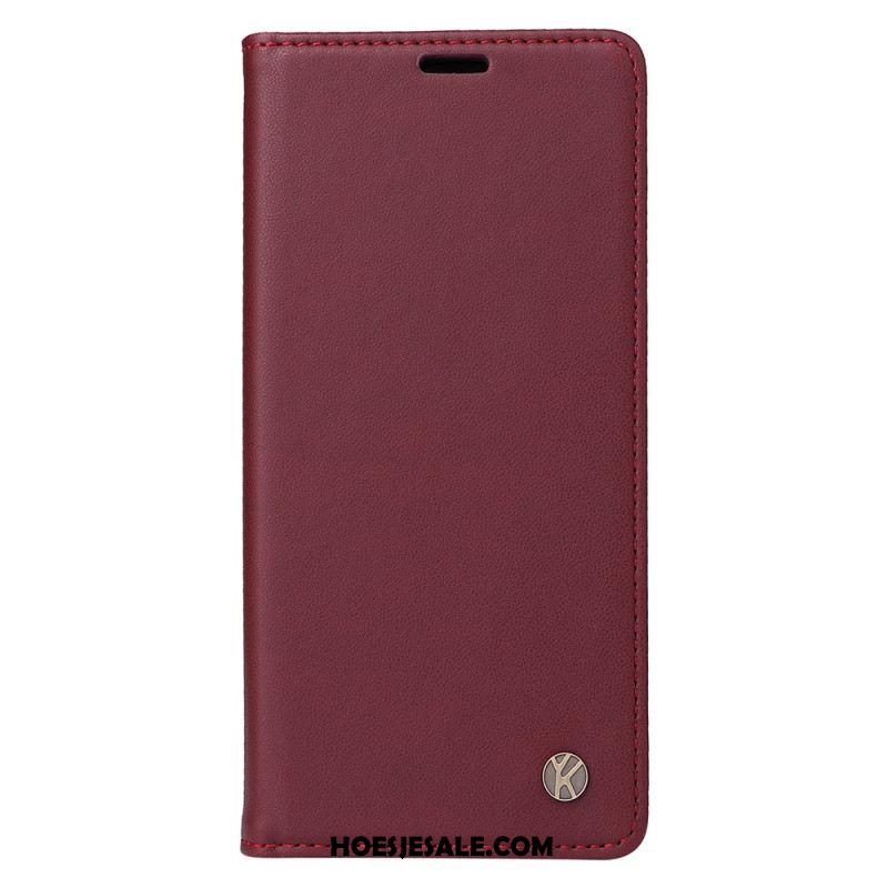 Folio-hoesje iPhone 16 Pro Max Klassieke Yikatu Bescherming Hoesje